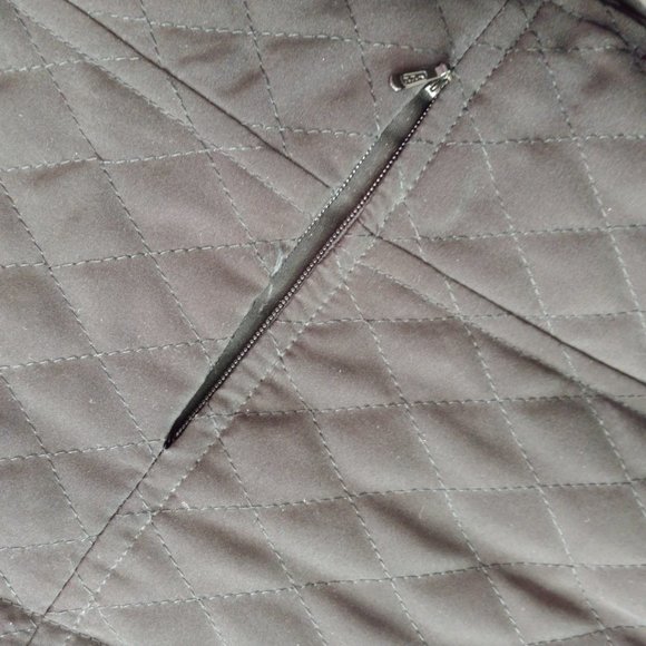 Jones New York Quilted Black Jacket Small - Picture 5 of 11